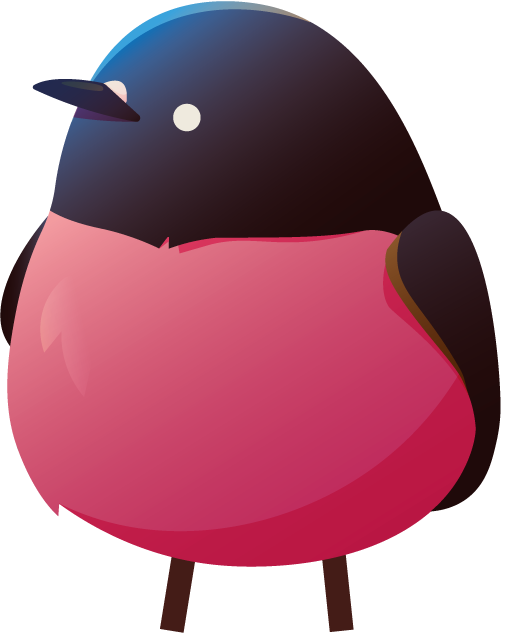 A pink robin.